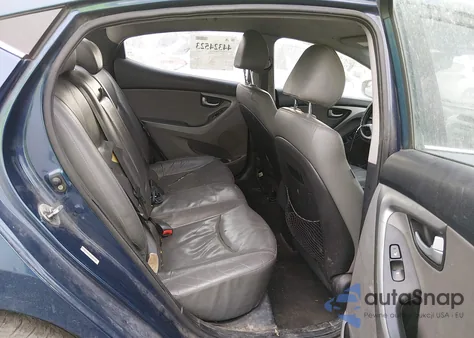 2014 Hyundai Elantra Limited из США, поврежденный, VIN KMHDH4AE4EU165525